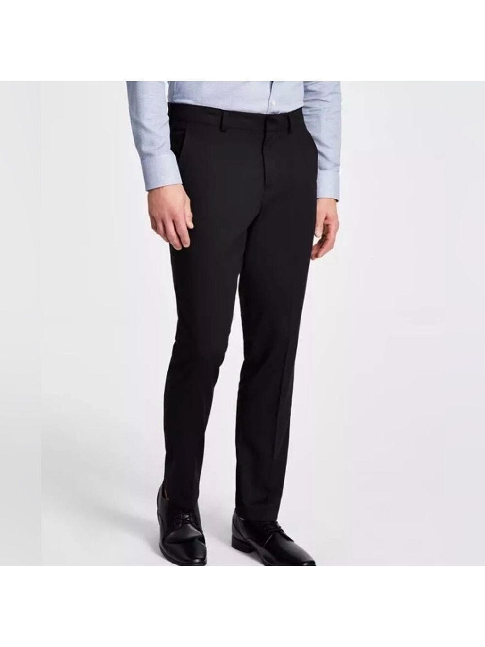 Kenneth Cole Reaction Men’s Slim Fit Black Suit Dress Pants 30Wx32L - NWT